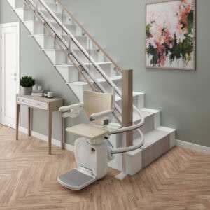 Handicare 4000 Indoor Curved Stairlift 1